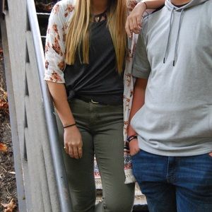 Size small Maurice’s blouse with crossing neckline pattern